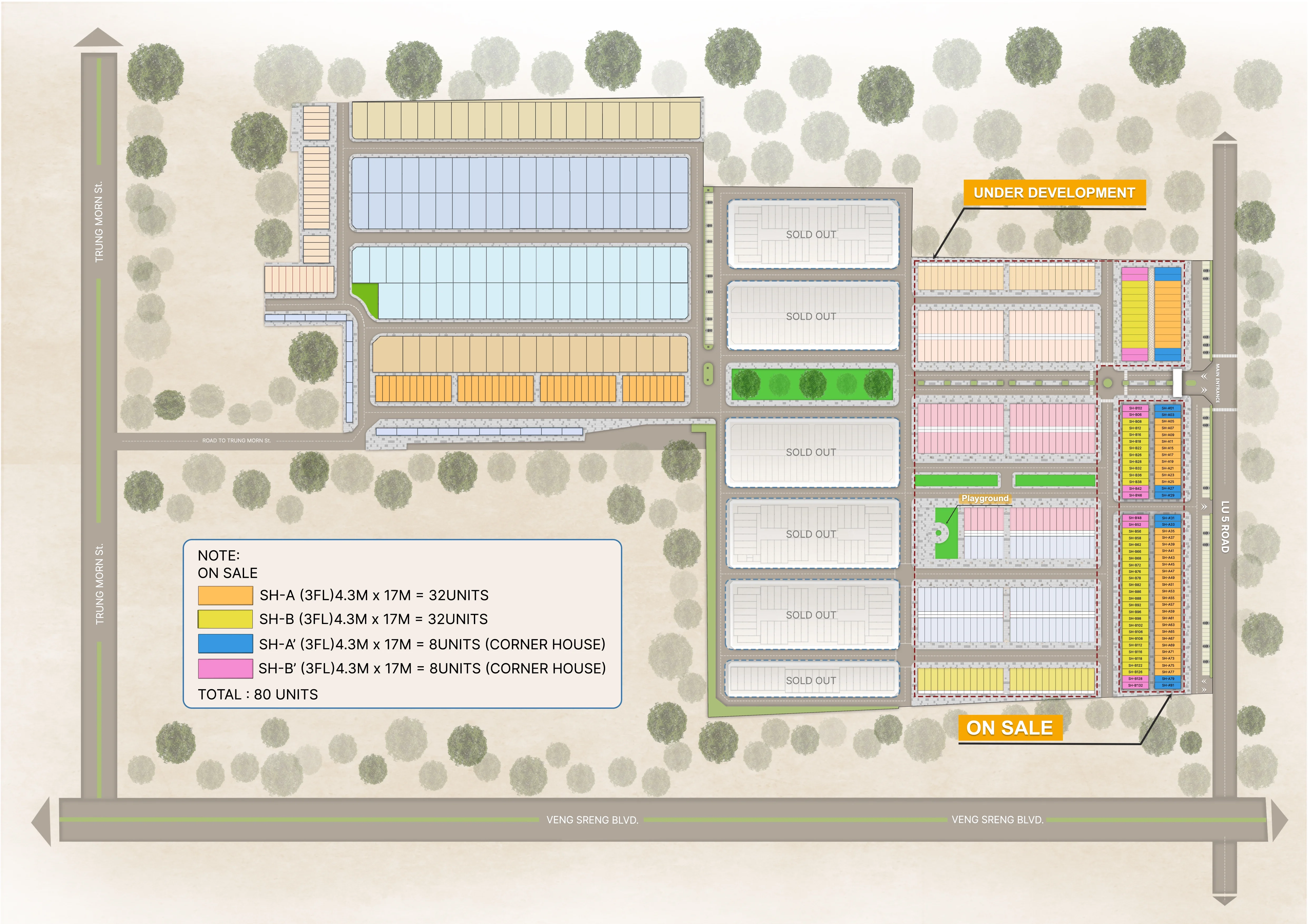 Introduction page - master floor plan